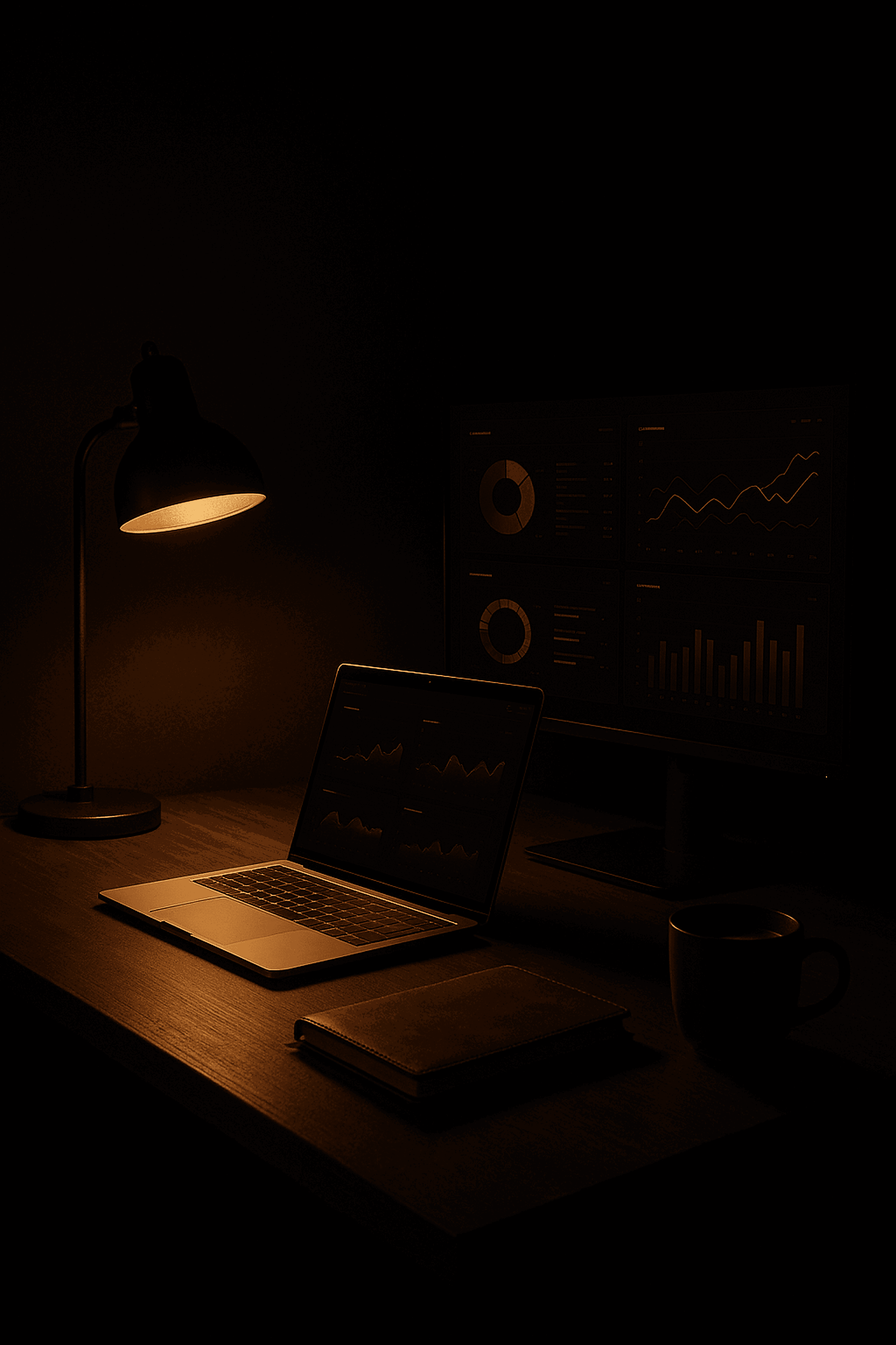 Desk workspace — editorial context